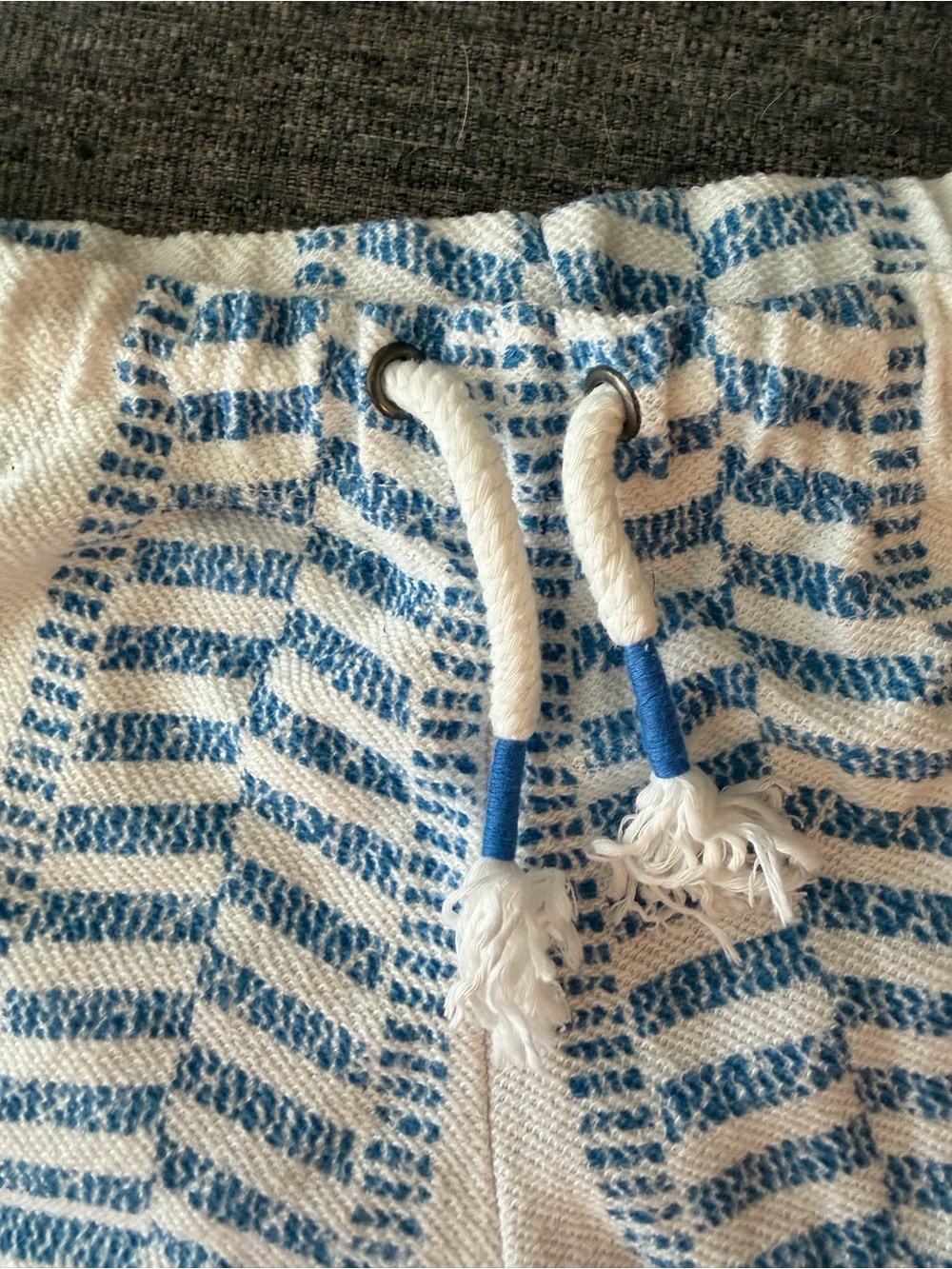 NWOT Ocean Drive White Shorts with Blue Trim 3” inseam - Picture 2 of 6